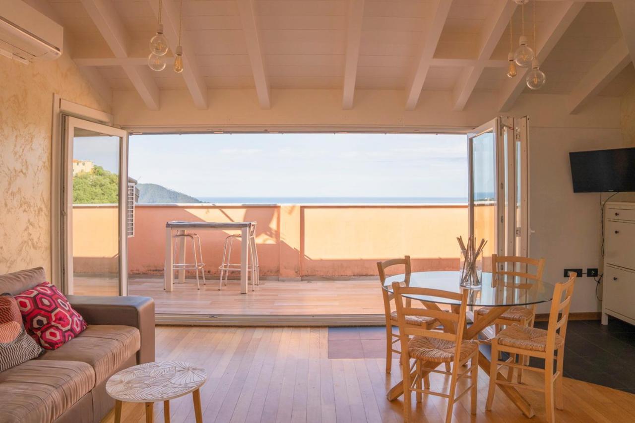 Апартаменти 016 - Casa Tranquilla Vista Mare, Pace E Natura - 10 Minuti Dalla Spiaggia Сестрі-Леванте Екстер'єр фото